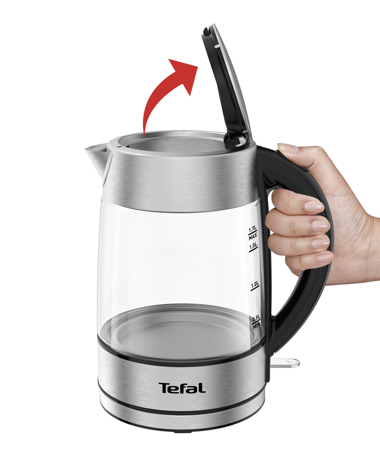 TEFAL KI772D38 1,7 l steklen grelnik vode
